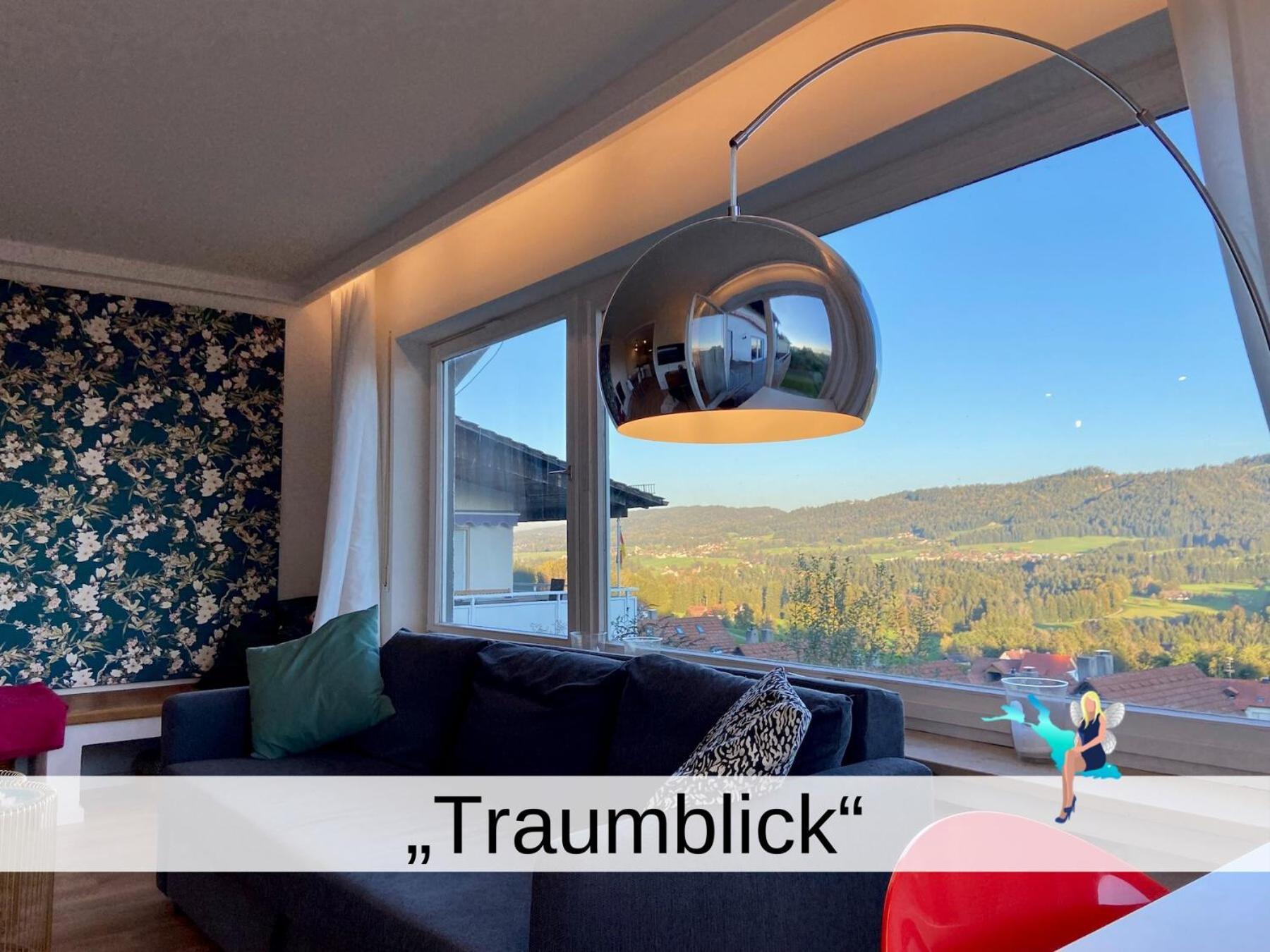 Ferienwohnung Traumblick 지그마르젤 외부 사진